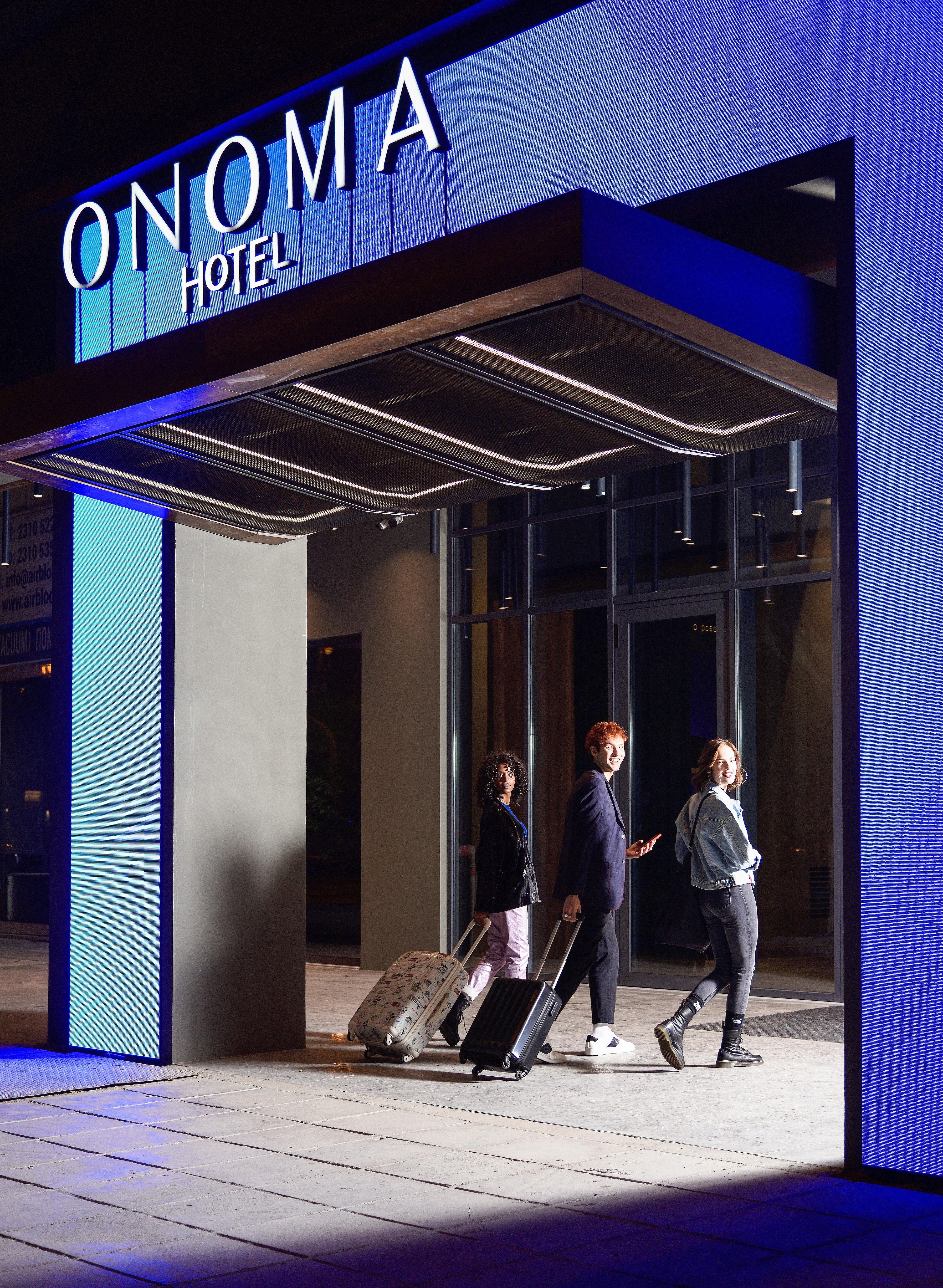Onoma Hotel Салоники Экстерьер фото The entrance to the station
